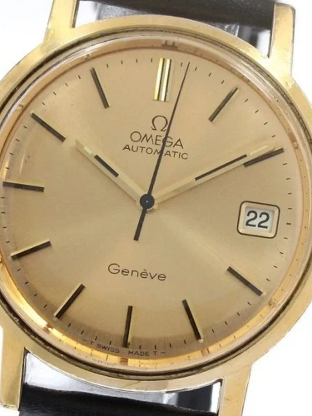 OMEGA Geneve 166.0163 Date Cal.1012 gold Dial Automatic Men's Watch_962665